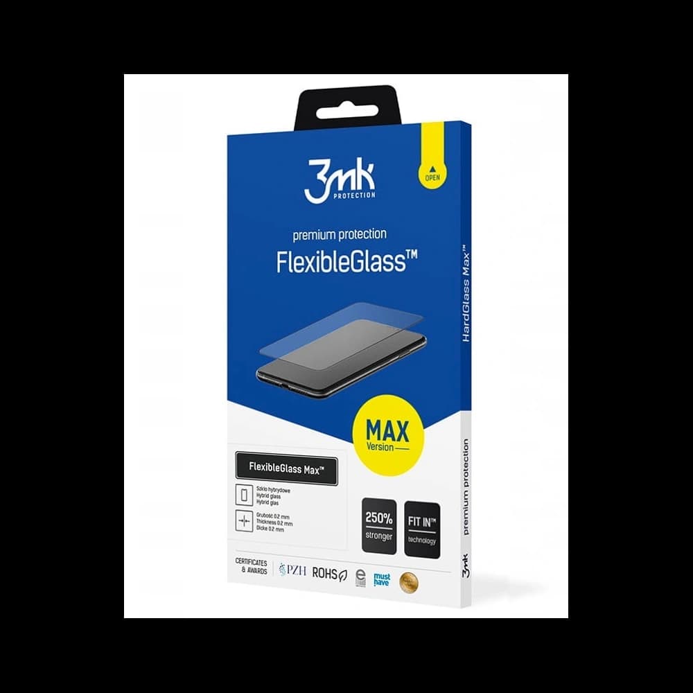 3MK Hybridglas FlexibleGlass Max Pocophone X2 schwarz