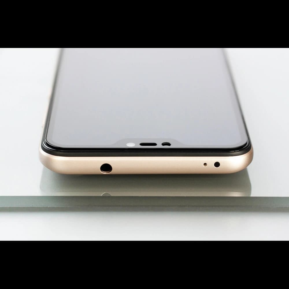 Edzett üveg 3MK HardGlass Max Lite Samsung Galaxy A7 2018 fekete - 3