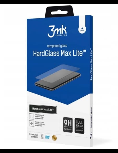 Tvrzené sklo 3MK HardGlass Max Lite Samsung Galaxy A40 černé