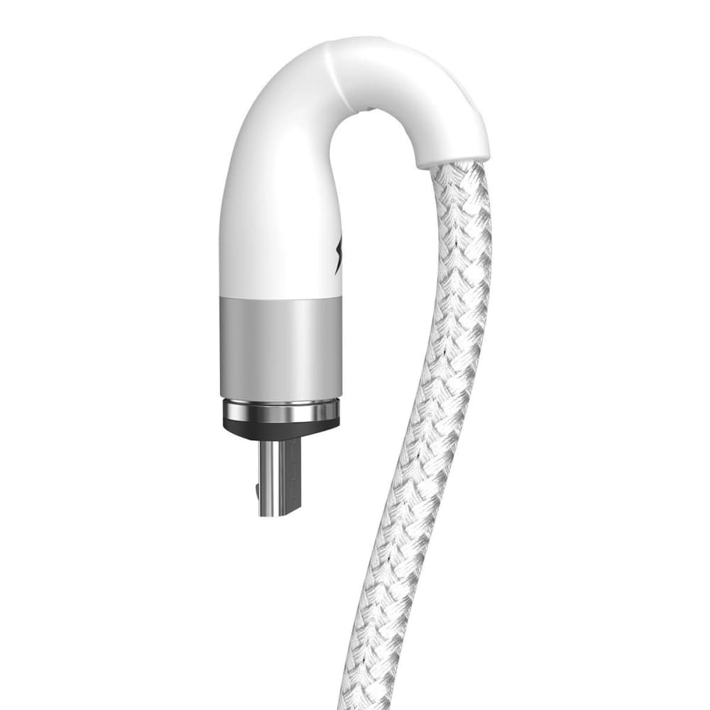 Kabel magnetic USB - Micro USB Baseus Zinc 2.1A 1m (alb) - 2