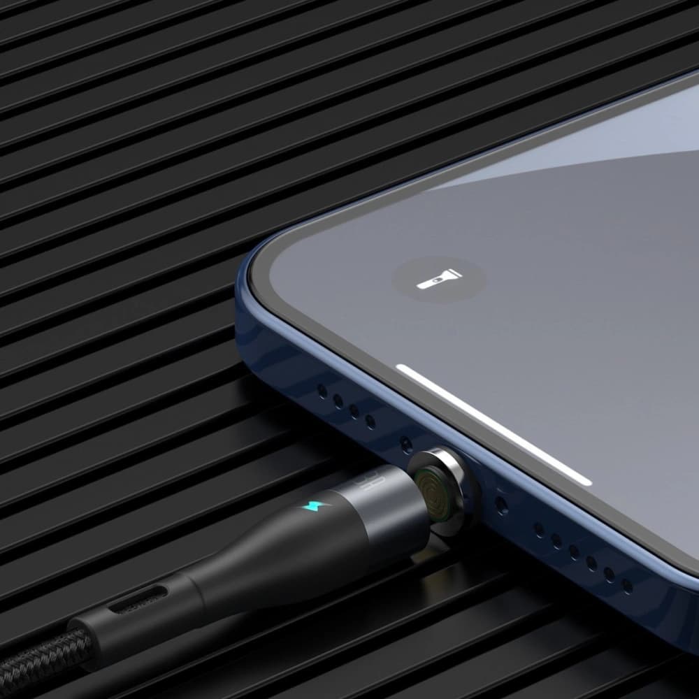 Baseus Magnetisches USB - Micro USB Kabel Zink 2.1A 1m (schwarz) - 8