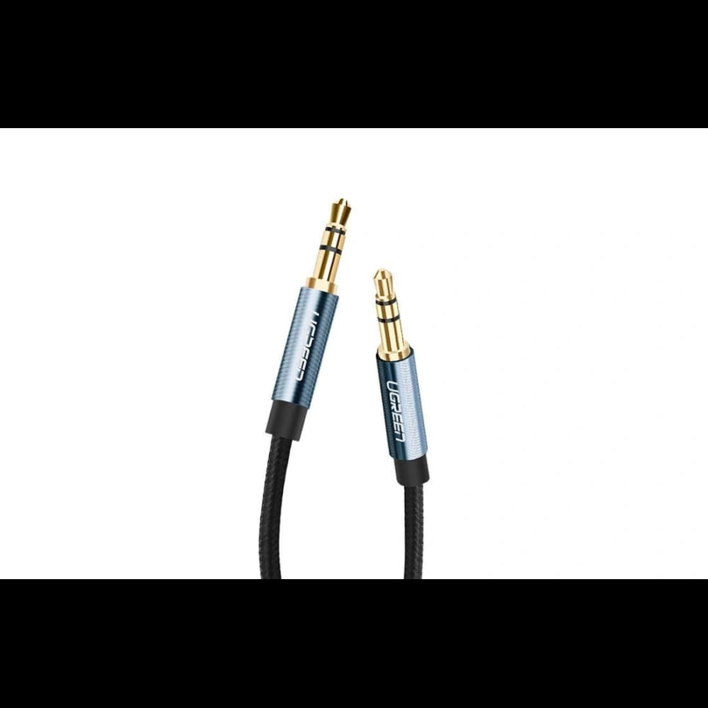 Kabel mini jack 3,5mm AUX UGREEN 3m modrý - 1