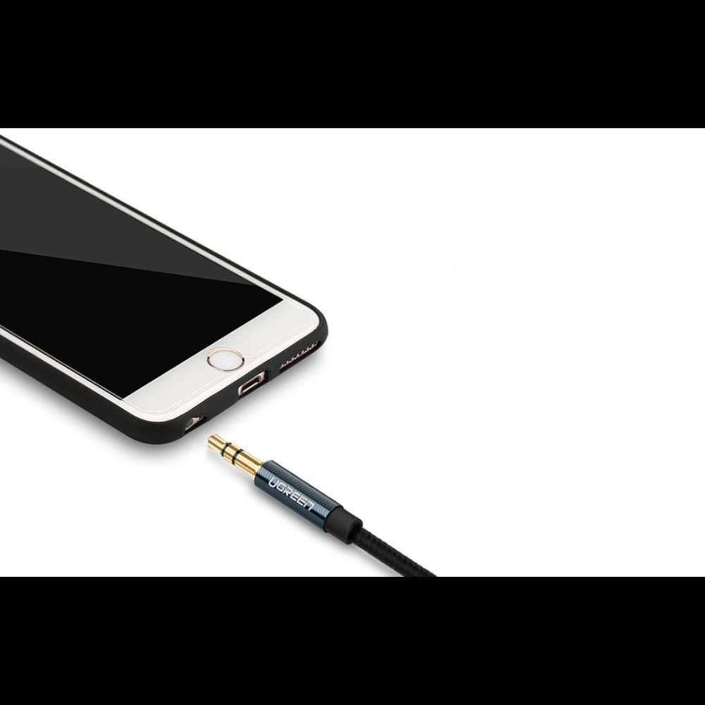 Kabel mini jack 3,5mm AUX UGREEN 3m modrý - 3