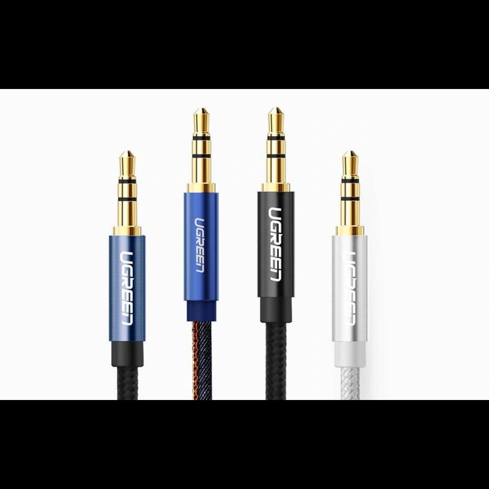 Kabel mini jack 3,5mm AUX UGREEN 3m modrý - 4