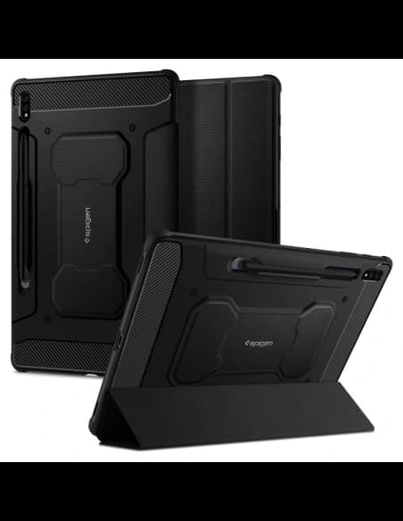 Etui Spigen Rugged Armor Pro Samsung Galaxy Tab S8+ Plus/S7+ Plus Fekete