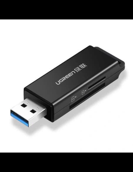 Cititor de carduri de memorie - Ugreen CM104 SD/TF USB 3.0 (negru)