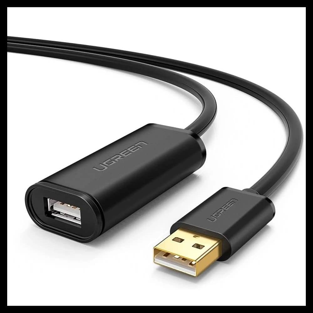 UGREEN US121 USB 2.0 hosszabbító kábel, aktív, 25m (fekete) - 2
