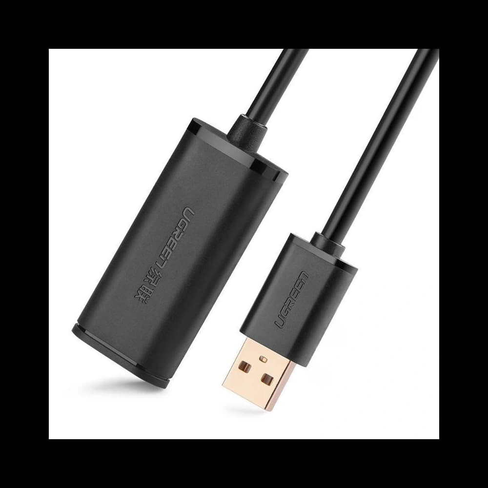 UGREEN US121 USB 2.0 hosszabbító kábel, aktív, 25m (fekete) - 3
