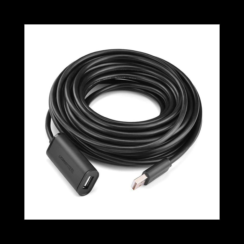UGREEN US121 USB 2.0 hosszabbító kábel, aktív, 25m (fekete) - 5