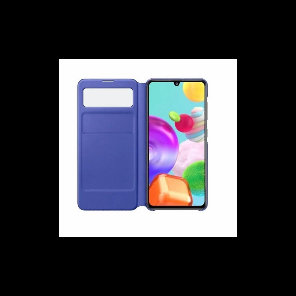 Samsung Gehäuse Galaxy A41 EF-EA415PB schwarz/schwarz S View Wallet Cover - 4