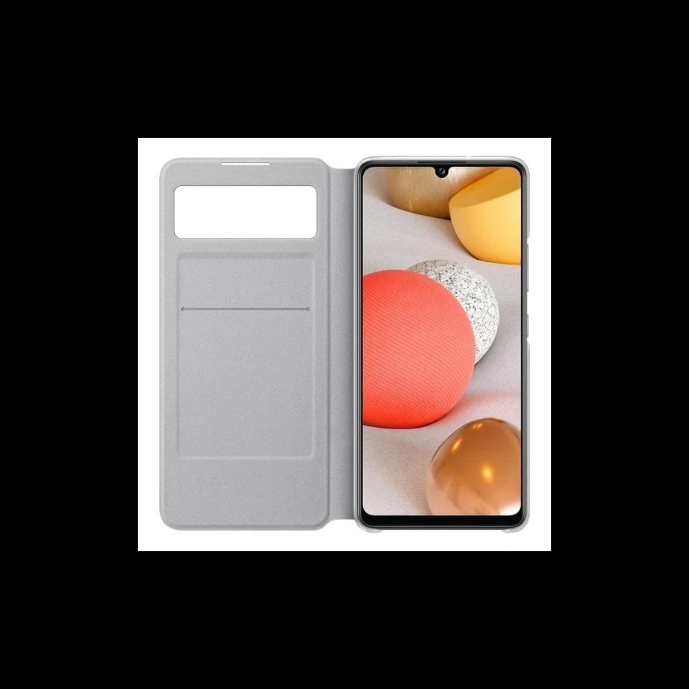 Etui Samsung Galaxy A42 5G EF-EA426PW bílá/white S View Wallet Cover - 3