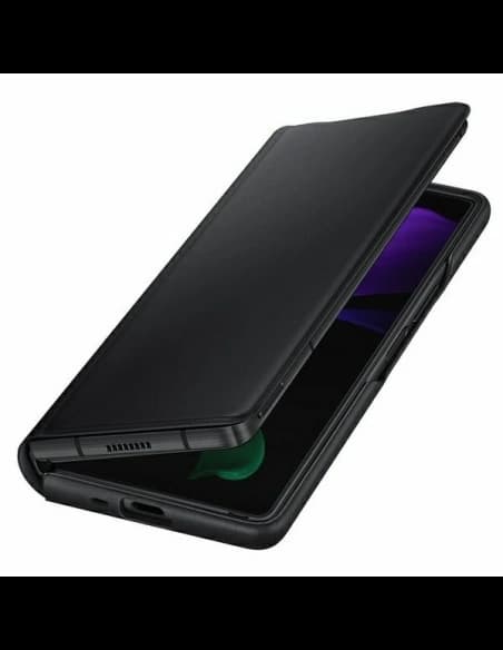 Etui Samsung Galaxy Z Fold 2 5G EF-FF916LB negru/c Black Leather Flip Cover