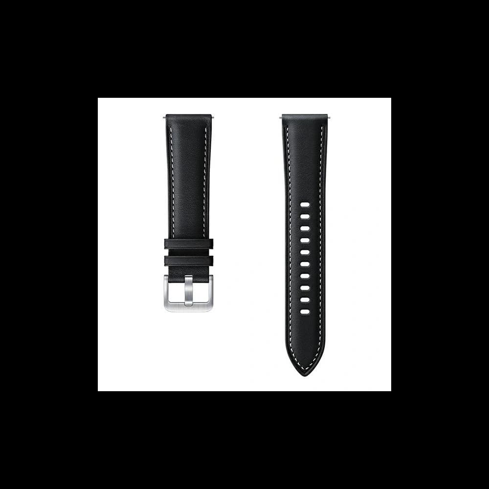 Pasek Samsung Galaxy Watch ET-SLR85SBEGEU Stitch Leather černý/black - 3
