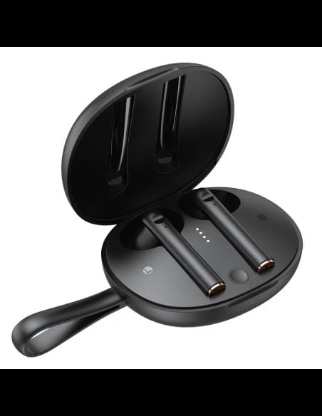 TWS fülhallgató Baseus Encok W05, Bluetooth 5.0 (fekete)