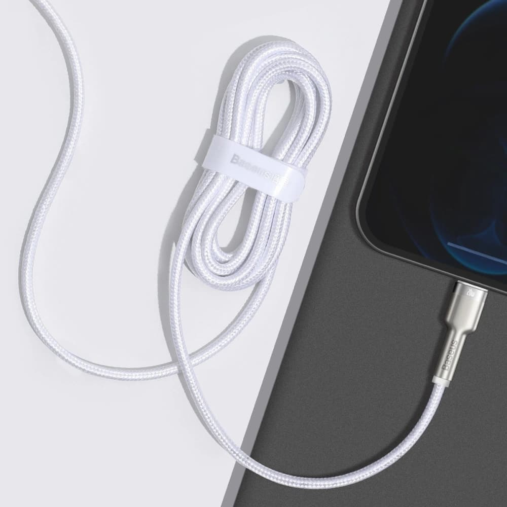 Baseus USB-C zu Lightning Kabel Cafule, PD, 20W, 2m (weiß) - 10