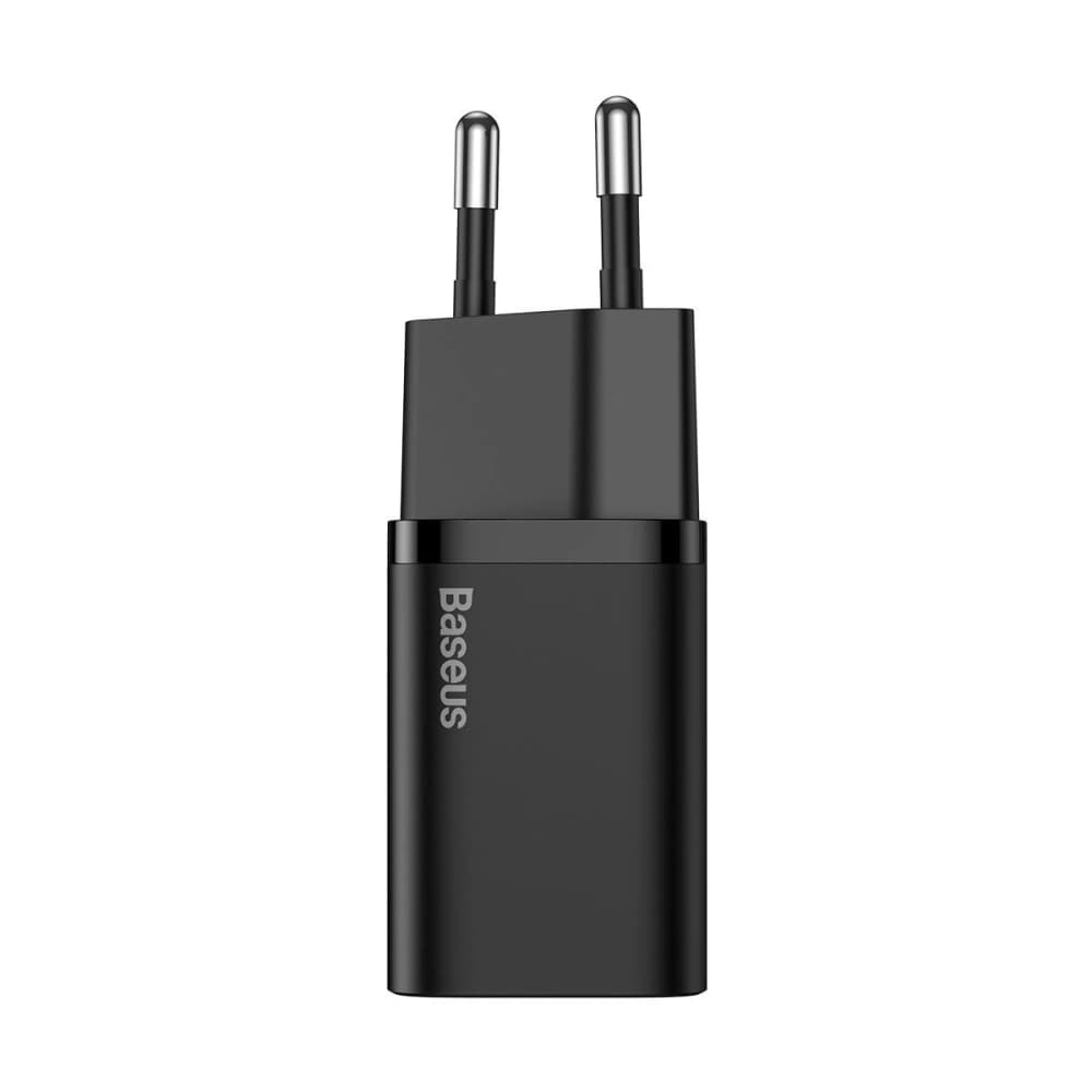 Baseus Ladegerät Super Si Quick Charger 1C 20W mit USB-C zu Lightning Kabel 1m (schwarz) - 3