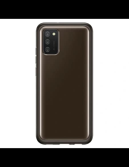 Etui Samsung Galaxy A02s EF-QA026TB Clear Cover černé