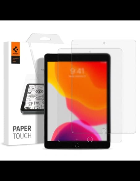 Spigen Apple Foil Paper Touch iPad 10.2 2019/2020/2021 (7., 8. und 9. Generation)/iPad Air 10.5 2019 (3. Generation) [2 PACK]