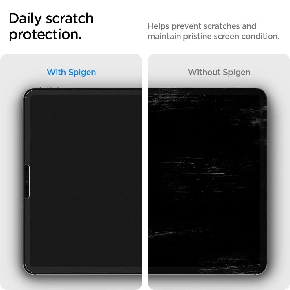 Spigen Paper Touch Apple iPad 10.2 2019/2020/2021 7, 8, 9 Gen/iPad Air 10.5 2019 3 Gen [2 PACK] - 3
