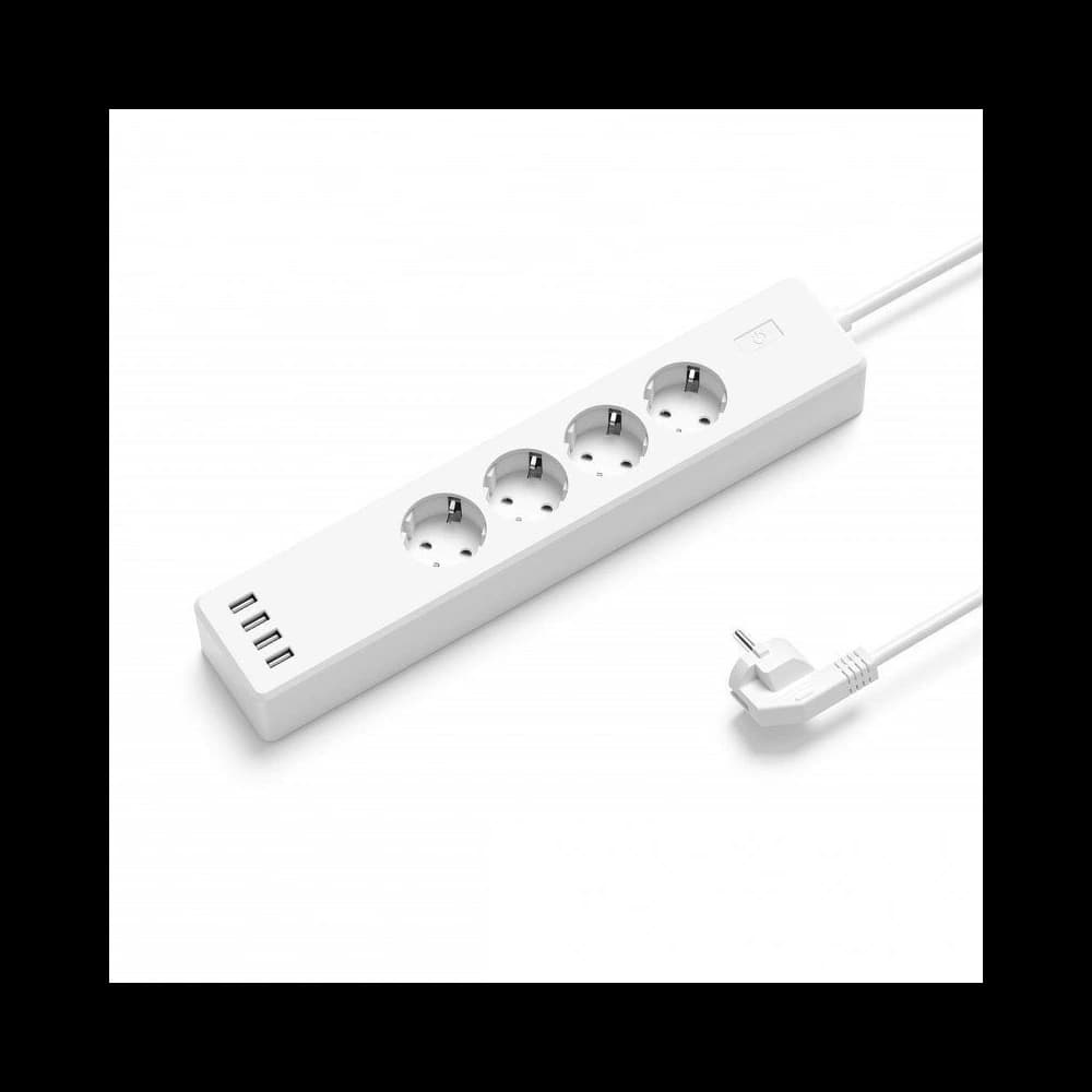 Inteligentna listwa zasilająca WiFi Meross MSS425F, 4 gniazda + 4x USB - 2