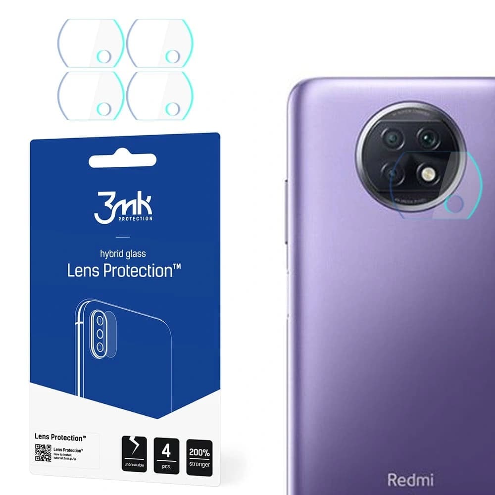 3MK Lens Protection Redmi Note 9T 5G [4 PACK] - 1