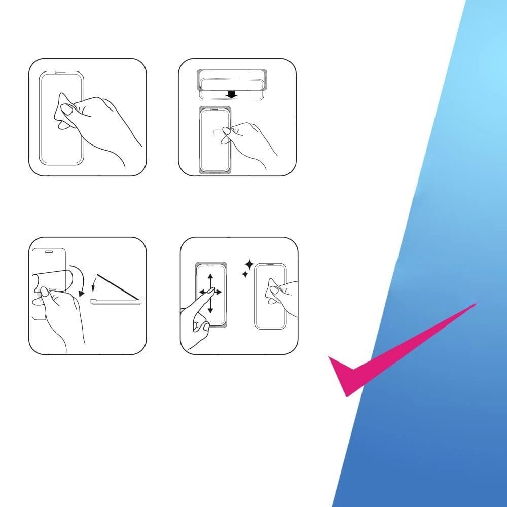 Whitestone EZ Glass OnePlus 8T [3 PACK] - 5