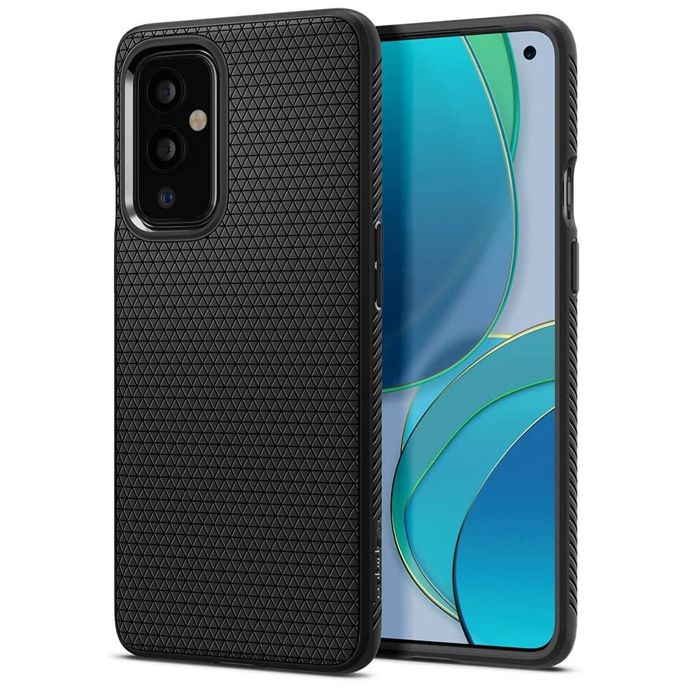 Etui Spigen Liquid Air OnePlus 9 Matte Black - 1