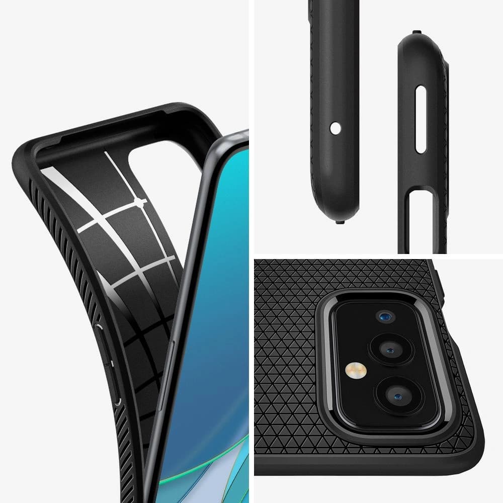 Etui Spigen Liquid Air OnePlus 9 Matte Black - 2