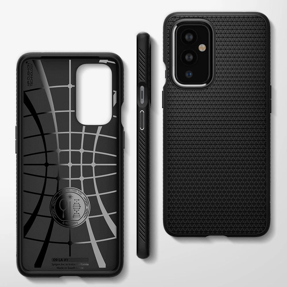 Etui Spigen Liquid Air OnePlus 9 Matte Black - 3
