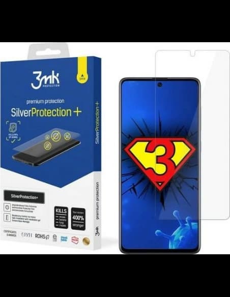 Antimikrobiális védőfólia 3MK Silver Protect+ Samsung Galaxy A71