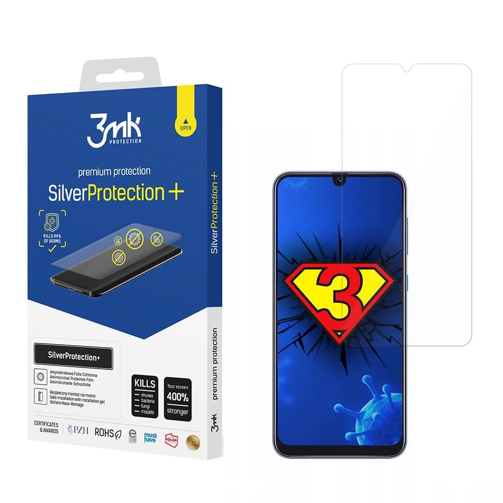 Antimikrobiális védőfólia 3MK Silver Protect+ Samsung Galaxy A50s