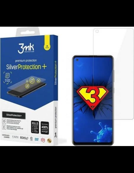 3MK Samsung Antimikrobielle Schutzfolie Silver Protect+ Galaxy A21s