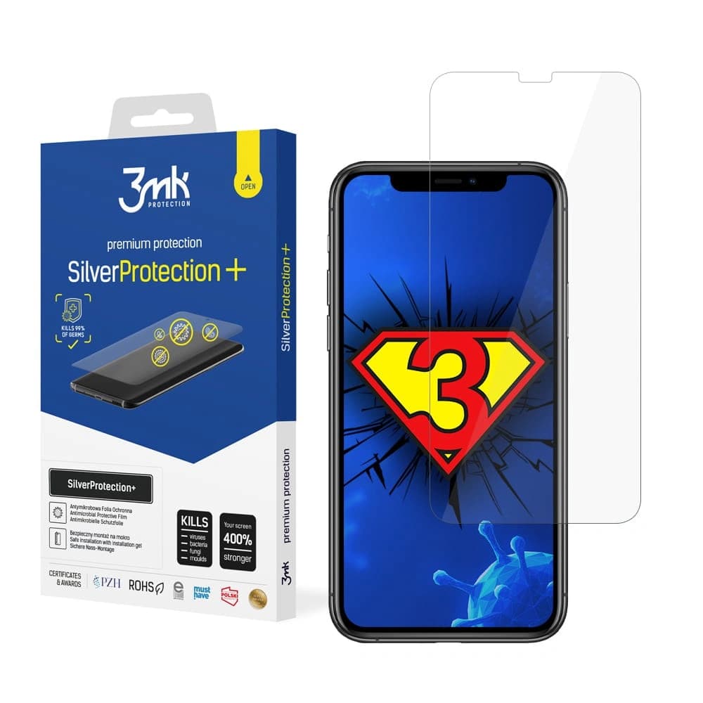 Antimikrobní ochranná fólie 3MK Silver Protect+ Apple iPhone 11 Pro Max/XS Max - 1