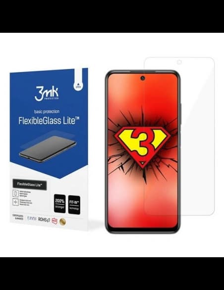 Hibrid üveg 3MK FlexibleGlass Lite Redmi Note 10