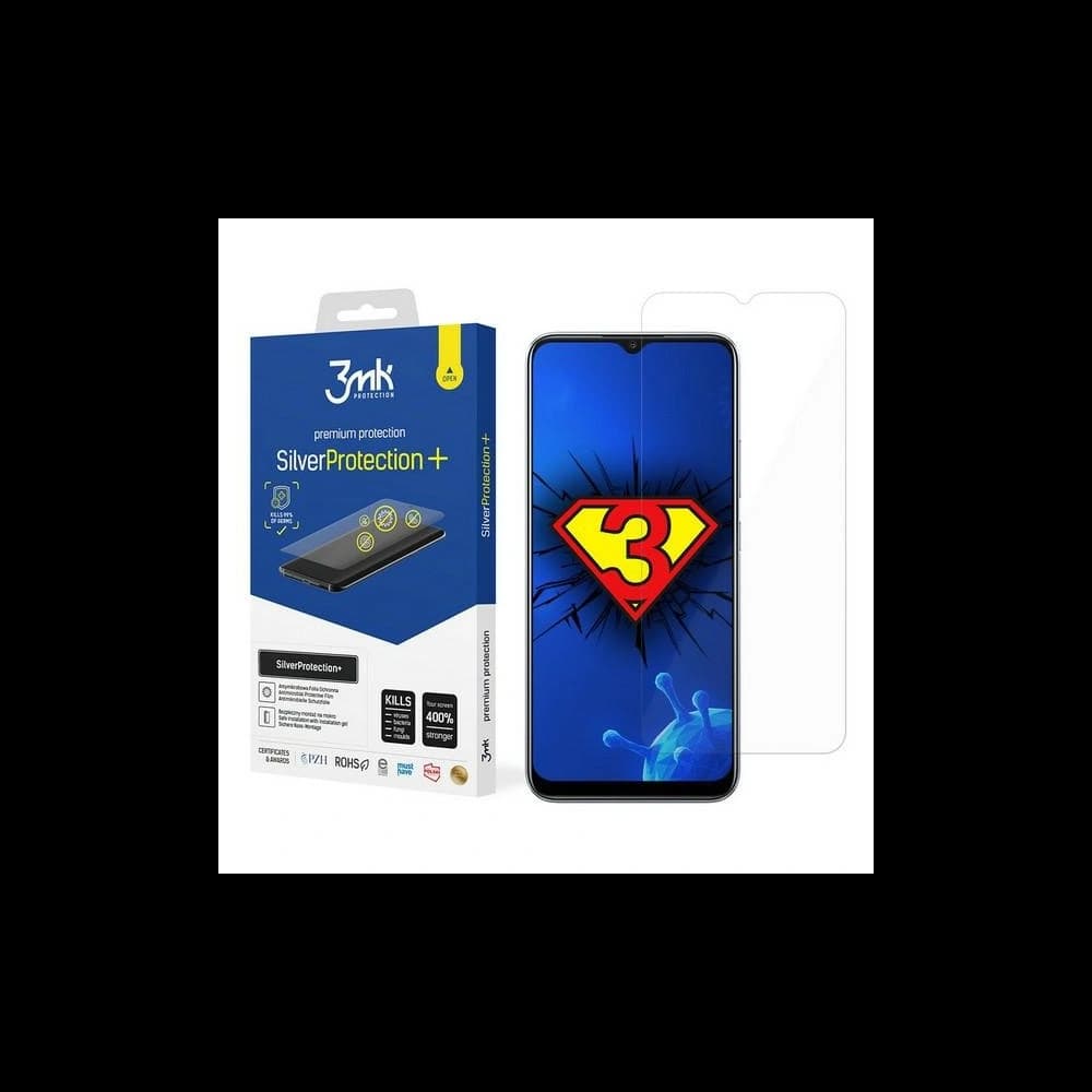 3MK Antimikrobielle Schutzfolie Silver Protect+ Realme C12 - 1