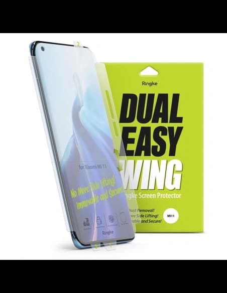 Folia hydrogel Ringke Dual Easy Wing Full Cover Xiaomi Mi 11 [2 PACK]