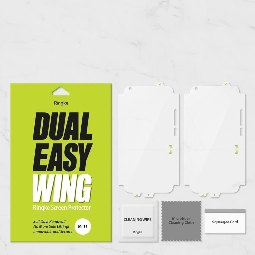 Folia hydrogel Ringke Dual Easy Wing Full Cover Xiaomi Mi 11 [2 PACK] - 11