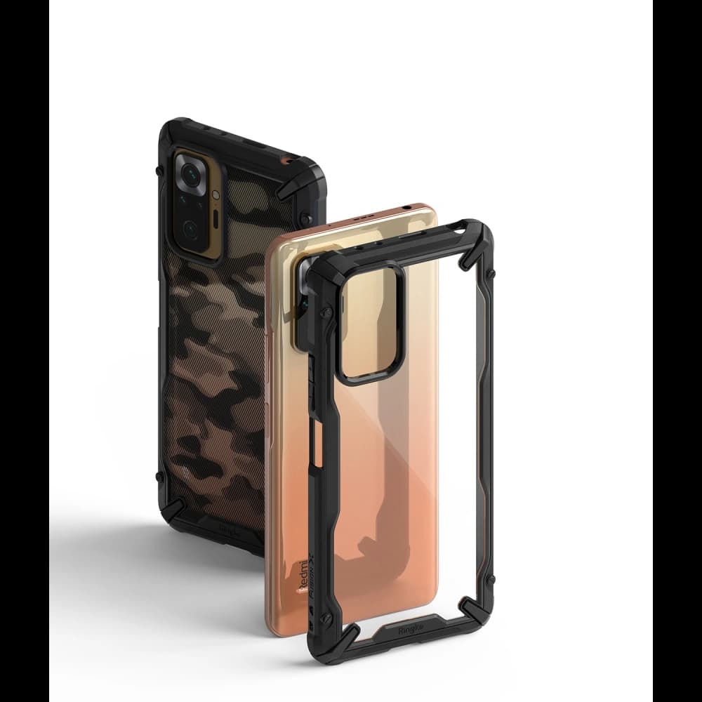 Ringke Tasche Fusion-X Redmi Note 10 Pro Schwarz - 4