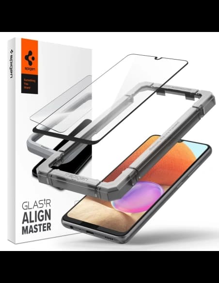 Pérové sklo Spigen GLAS.tR AlignMaster Samsung Galaxy A32 LTE/4G černá
