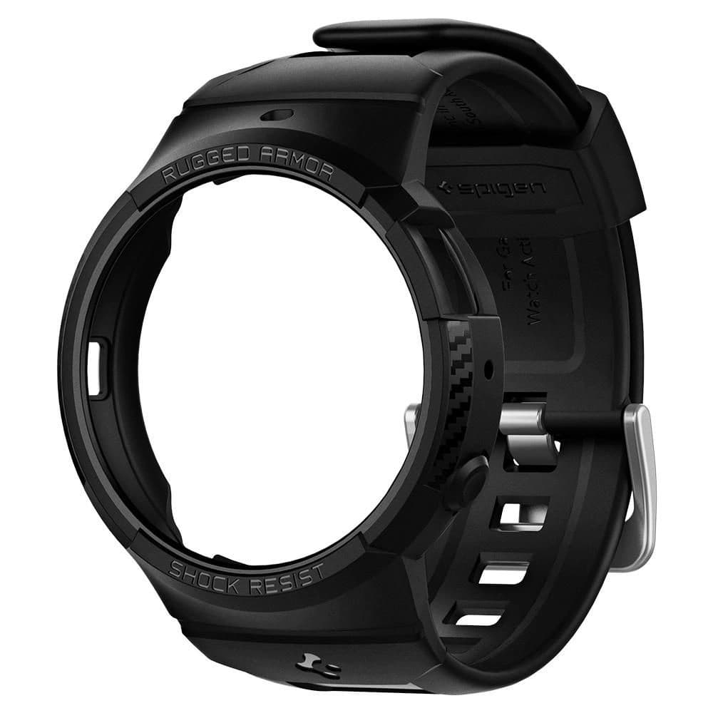 Spigen Samsung Armband Rugged Armor Pro Galaxy Watch Active 2 44mm Mattschwarz - 9