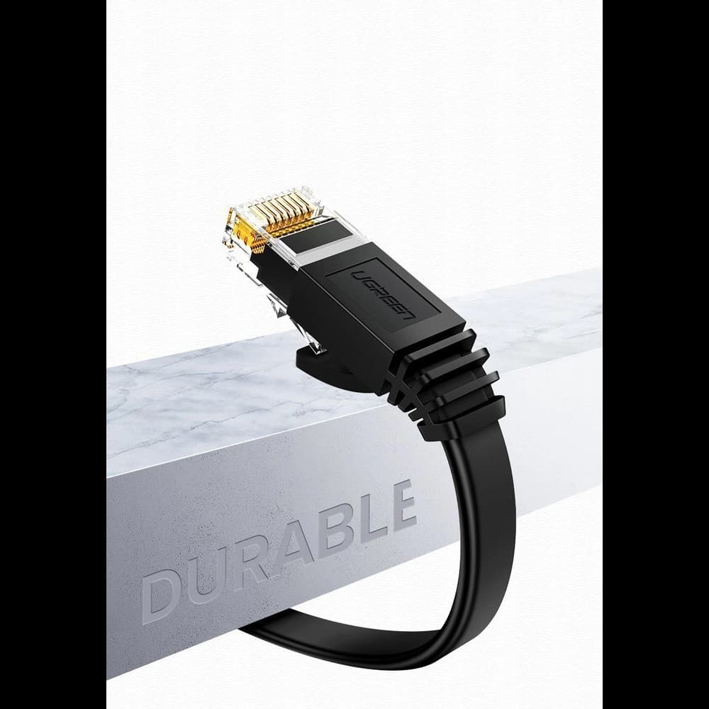 UGREEN kabel internetový síťový Ethernet patchcord RJ45 Cat 6 UTP 1000Mbps 20m černý (20166) - 8