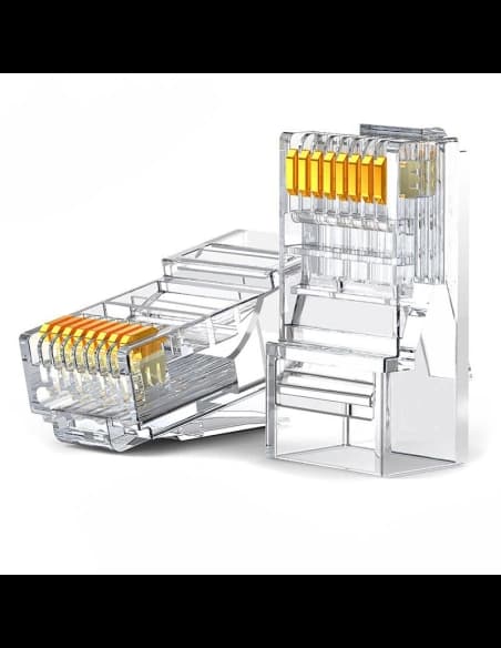 UGREEN 10x RJ45 8P8C Cat 6 Stecker transparent (50961)