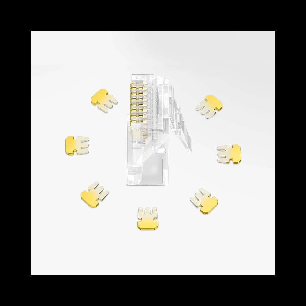 RJ45-Stecker UGREEN NW120, Ethernet, 8P/8C, Kat.6/6e, UTP (100 Stück) - 4