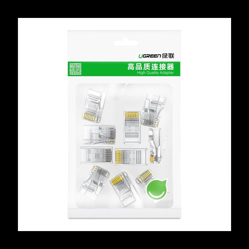 RJ45-Stecker UGREEN NW120, Ethernet, 8P/8C, Kat.6/6e, UTP (100 Stück) - 8