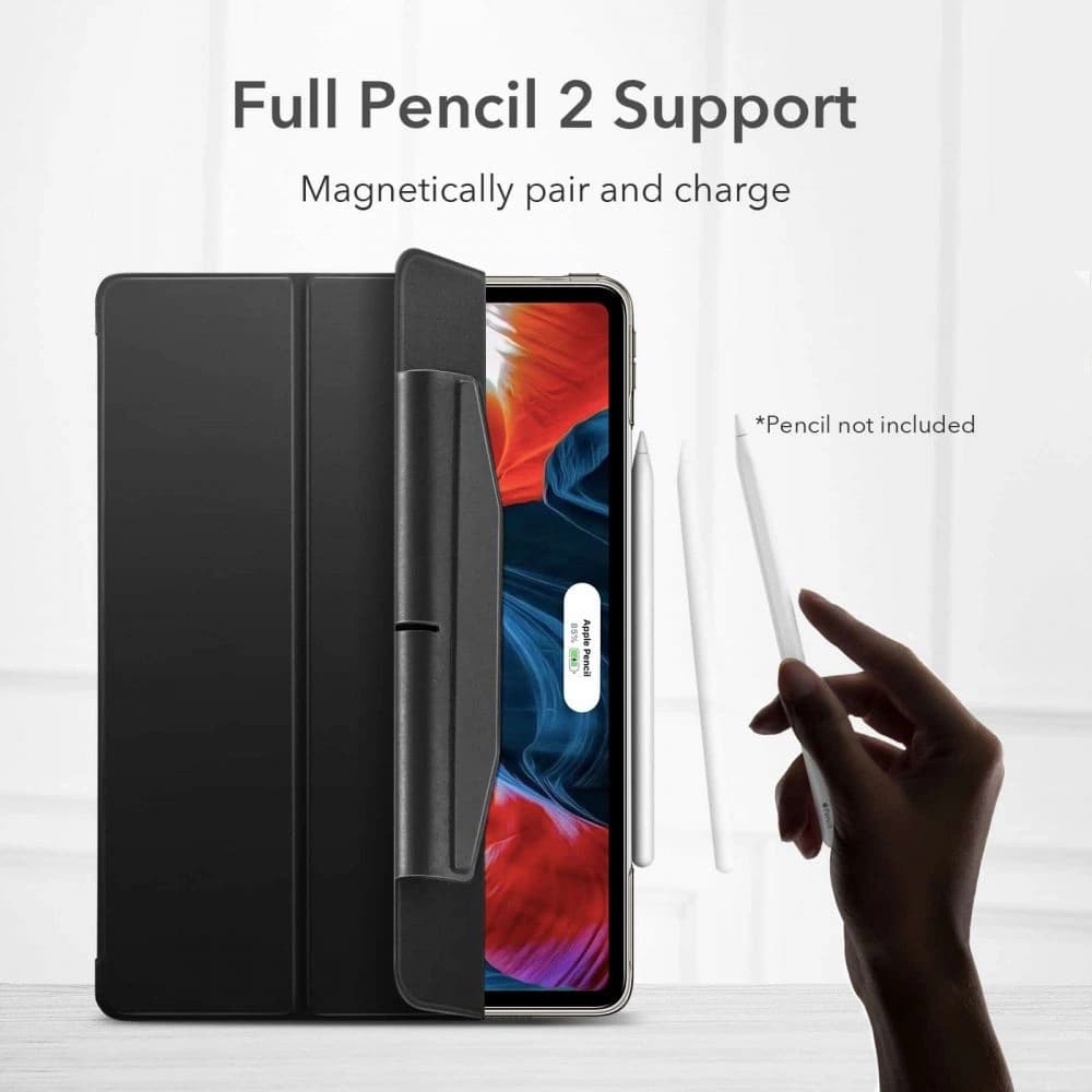 ESR Ascend Trifold & Tempered Glass Apple iPad Pro 12.9 2021 Black - 5