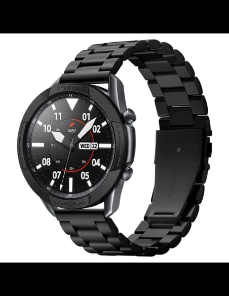 Spigen Samsung Overlay-Chrono-Schild Galaxy Watch 3 45mm Schwarz