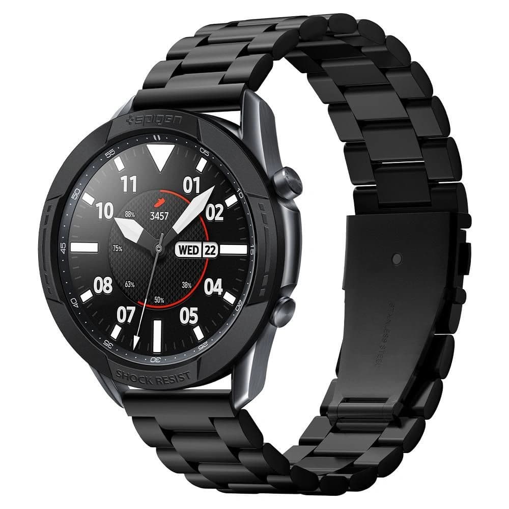 Spigen Samsung Overlay-Chrono-Schild Galaxy Watch 3 45mm Schwarz