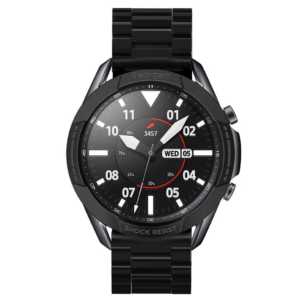 Spigen Samsung Overlay-Chrono-Schild Galaxy Watch 3 45mm Schwarz - 2