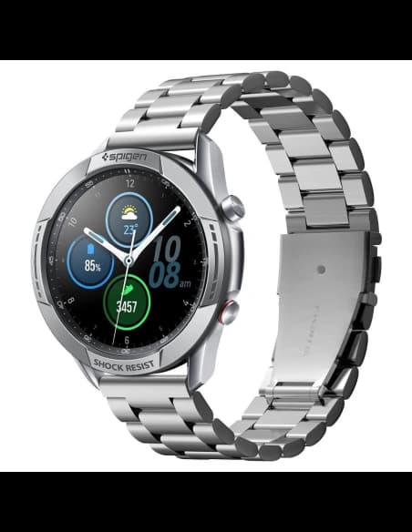 Spigen Samsung Overlay-Chrono-Schild Galaxy Watch 3 45mm Silber
