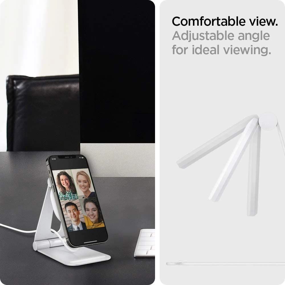 Spigen Apple Ladegerätständer Magfit S MagSafe Ladegerätständer Weiß - 7